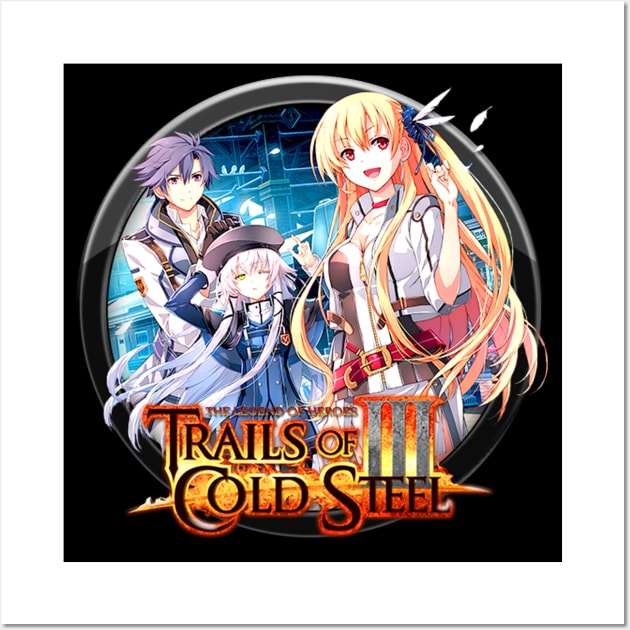 Trails of Cold Steel In Circle Logo XI Wall Art by RayyaShop